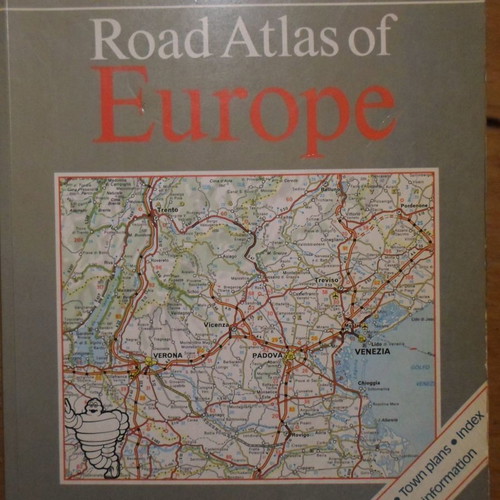 Michelin Europe atlas used