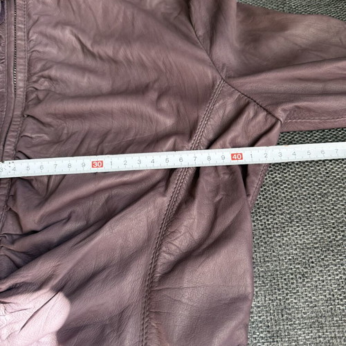 Guess thin leather jacket like new, women's size S, purple