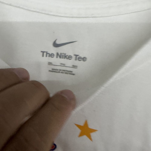 Nike t shirt used, white, XXL