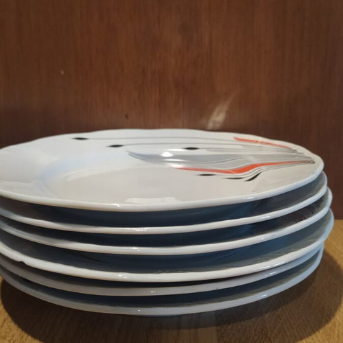 Bocca kai Alla Porcelain dinner plates set, 16 pieces