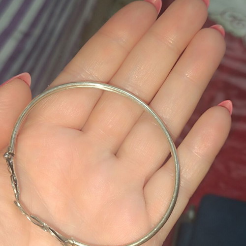 Silver 925 bracelet with leaf design like new