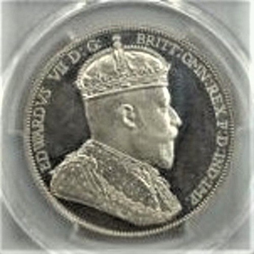 Edward VII 1901 Ireland Silver 48 Pence coin new
