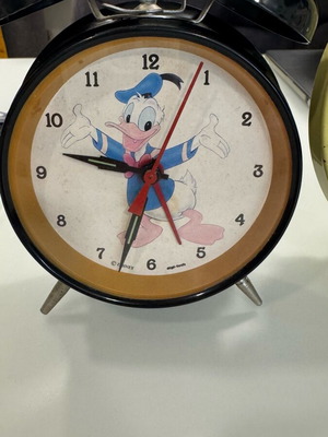 Vintage Disney alarm clock with Donald Duck used