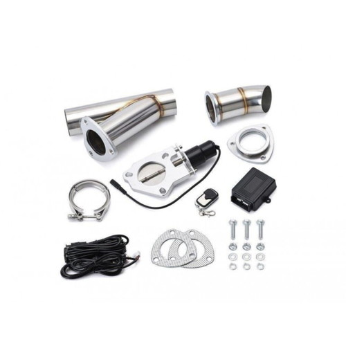 Exhaust flap with control, new, sizes 2.5 & 3 inches