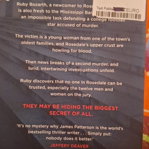 Juror No.3 by James Patterson, Arrow Books