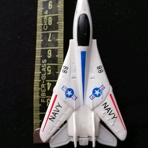 Fighter plane toy used, plastic miniature