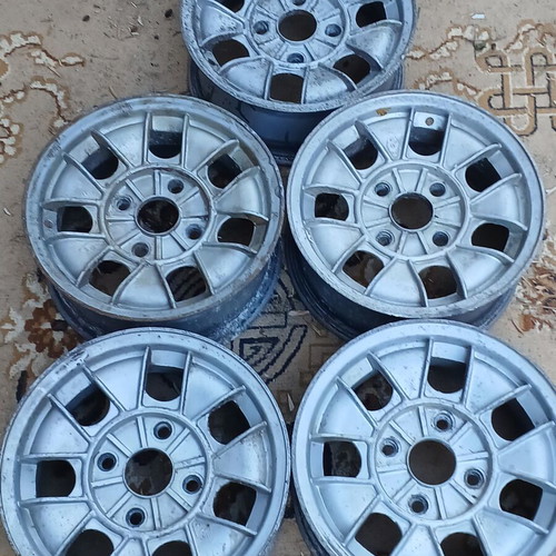 Nissan Dutsun LB1200 aluminum rims 13 inch, set of 5