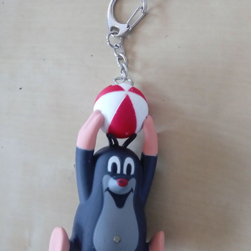 Emos P3886 Little Mole (Krtek) LED flashlight keychain used