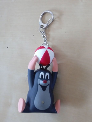 Emos P3886 Little Mole (Krtek) LED flashlight keychain used