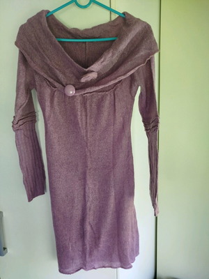 Actius purple dress used with open neckline size S