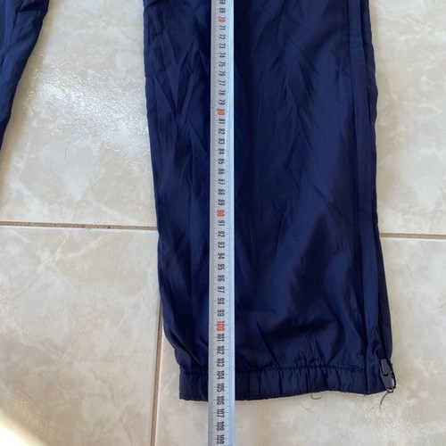 Winter pants with side zippers used, size M, blue