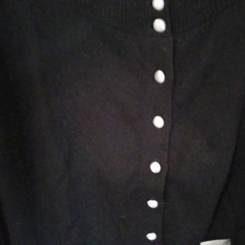 Manoukian women's cardigan black like new, size XL