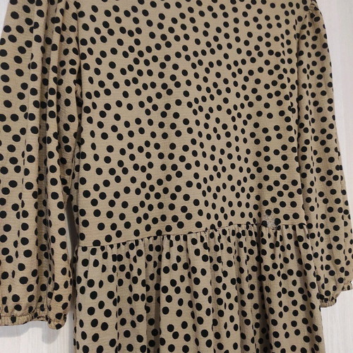 Polka Dot Dress with Ruffles used, size M
