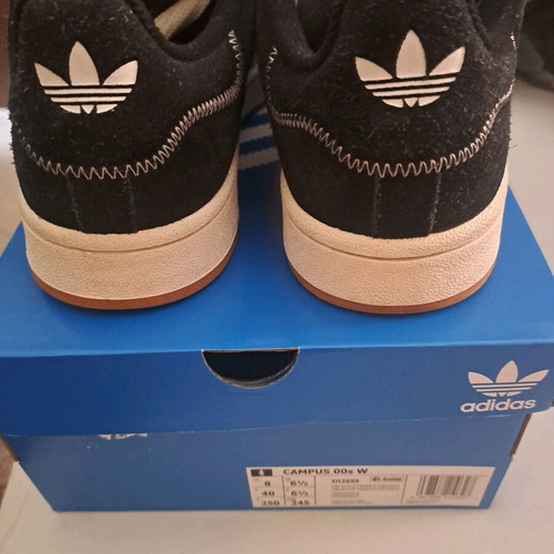 Adidas Campus 00s W like new, black/white, size 40
