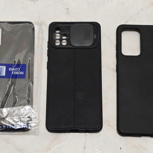 Tempered Glass 9H and Case for Samsung A51 New Set