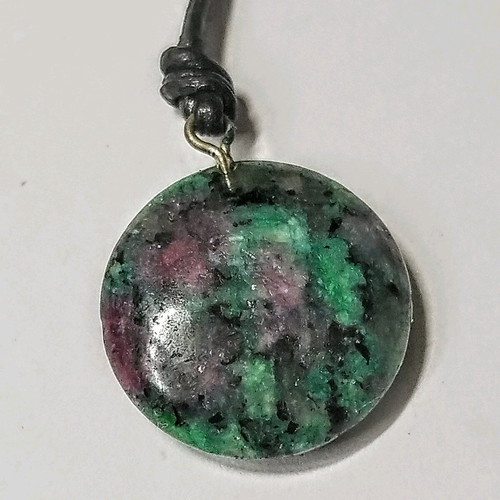 Zoisite pendant new, size 2 centimeters