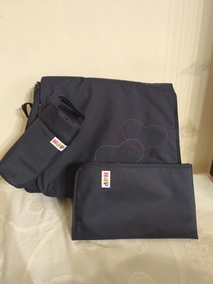 HIPP Changing Bag Set new with insulated bottle holder and changing mat