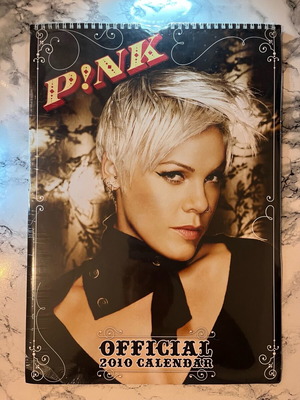 Pink Official 2010 A3 Calendar new
