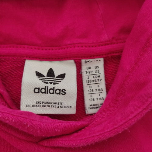 Adidas tracksuit like new for girl 7-8 years, fuchsia Adicolor