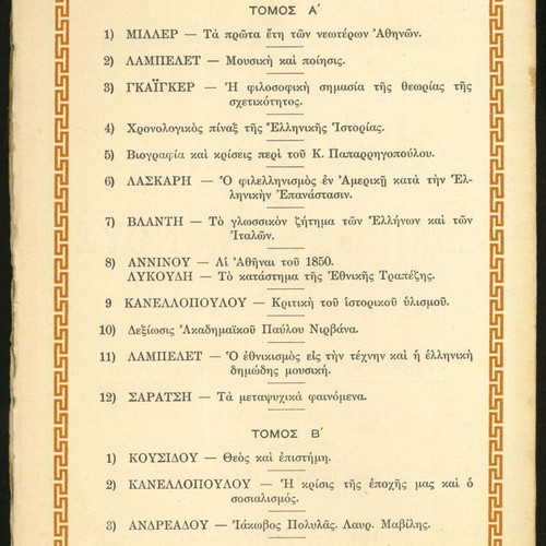 Epifyllides used, volume B, issue C, 1929, history