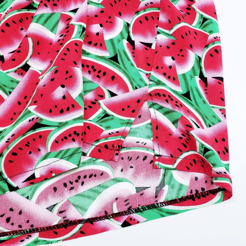 Men's Short Sleeve Shirt Watermelon Print Viscose like new, size S-M