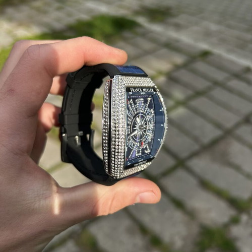Franck Muller men's watch new, black and blue