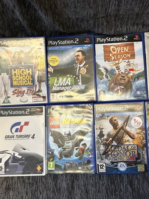 Ps2 large lot of 10 rare used games