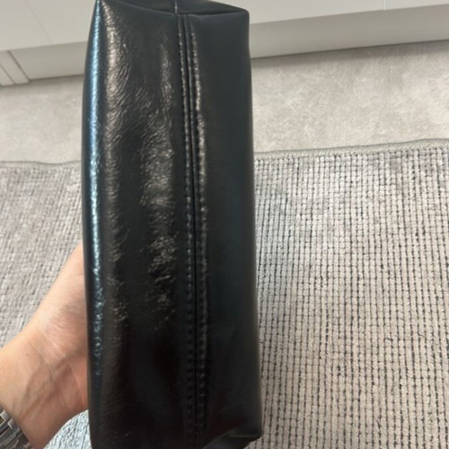 Mango black clutch bag like new