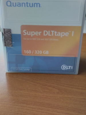 Quantum Super DLT tape storage cassette new, 160-320 GB