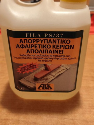 Καθαριστικό FILA PS/87 1L καινούργιο, απορρυπαντικό αφαιρετικό κεριών