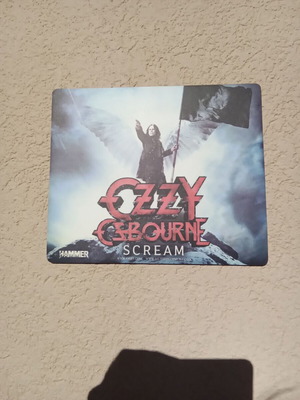Ozzy Osbourne Scream mousepad like new, super collectible