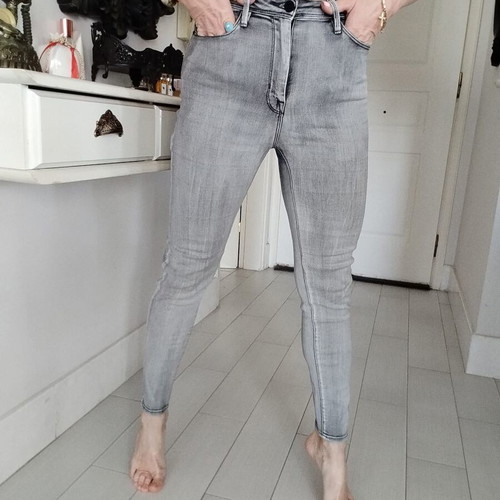 Tally Weijl women's skinny jeans gray like new, size 36/38
