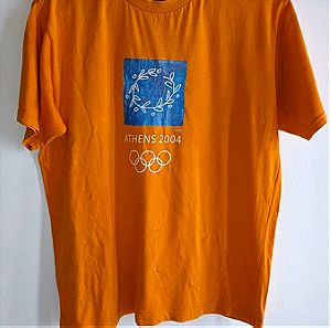 Αθήνα 2004 Ελλάς Ολυμπιακοί Αγώνες T-Shirt Επίσημο