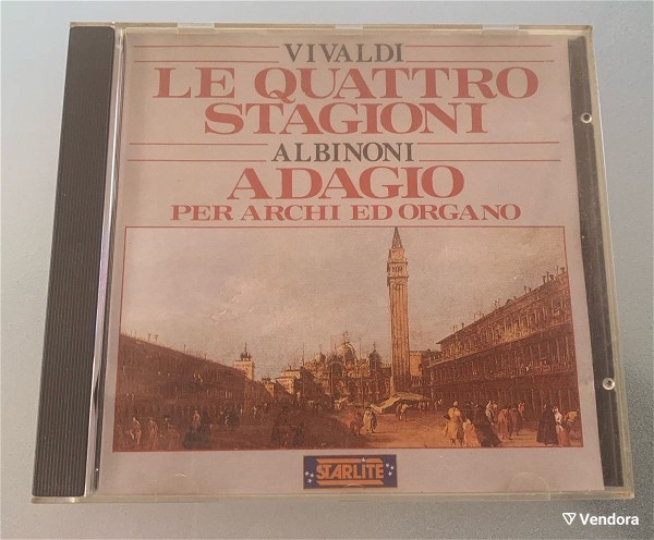  Vivaldi - Le quattro stagioni , Albinoni - Adagio per archi ed organo afthentiko cd album