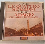  Vivaldi - Le quattro stagioni , Albinoni - Adagio per archi ed organo αυθεντικό cd album