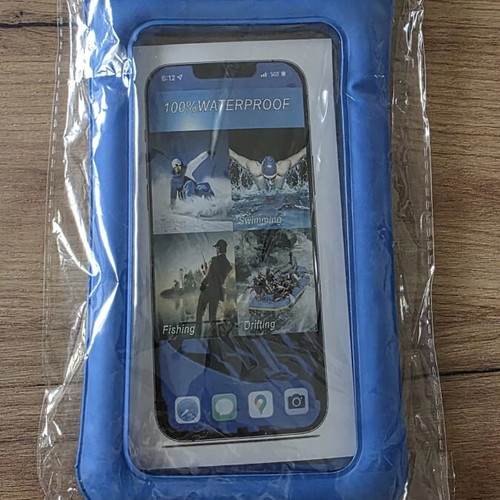 Waterproof case blue universal size new