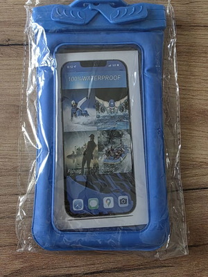 Waterproof case blue universal size new
