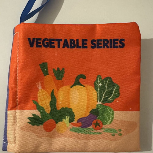 Educational booklets with animals, vegetables, colors, shapes, used, set of 8