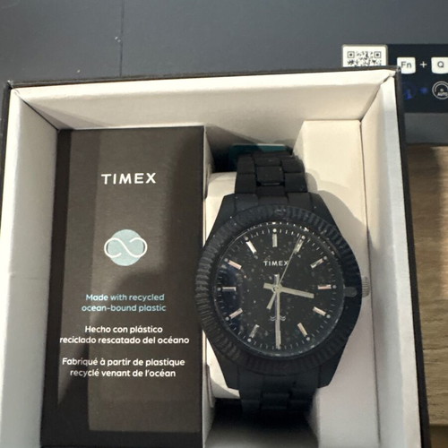 Timex wristwatch new, men's black