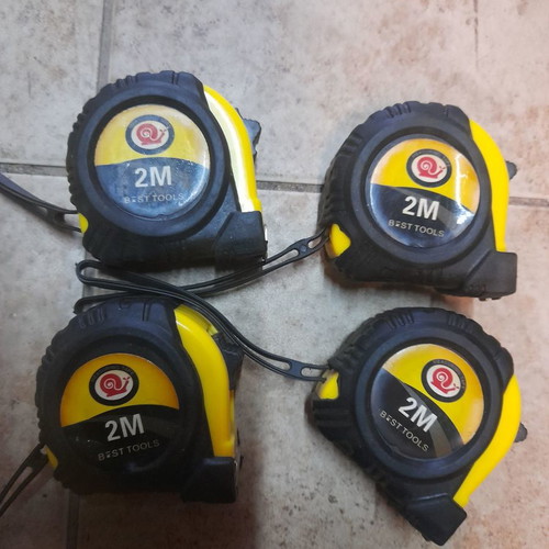 Measuring tapes 2 meters, pack of 4, new