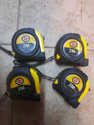 Measuring tapes 2 meters, pack of 4, new