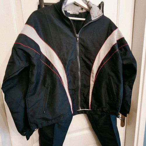 Vintage teenage tracksuit Adam's Shoes new, blue and red