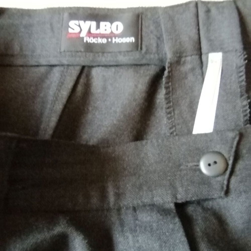 Sylbo women's wool pants new, black, size 2XL
