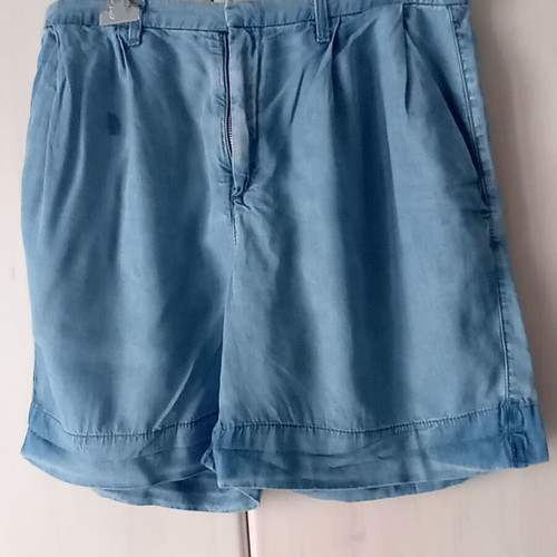 Mango denim shorts used, size 38, blue
