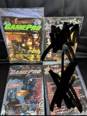 GamePro magazine collection, 17 sealed Greek issues, deadstock