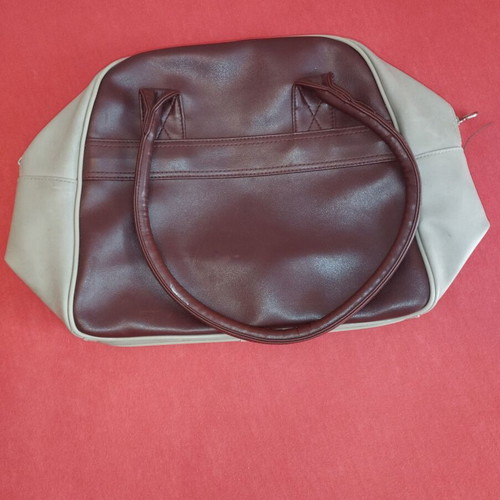 Nike vintage leather shoulder bag 90's used, multicolor