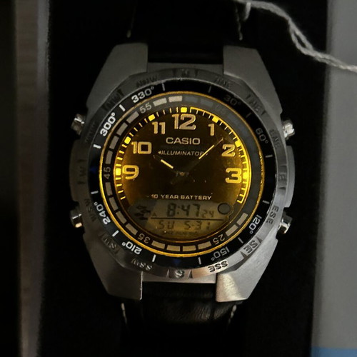 Casio AMW-700 fishing gear watch like new