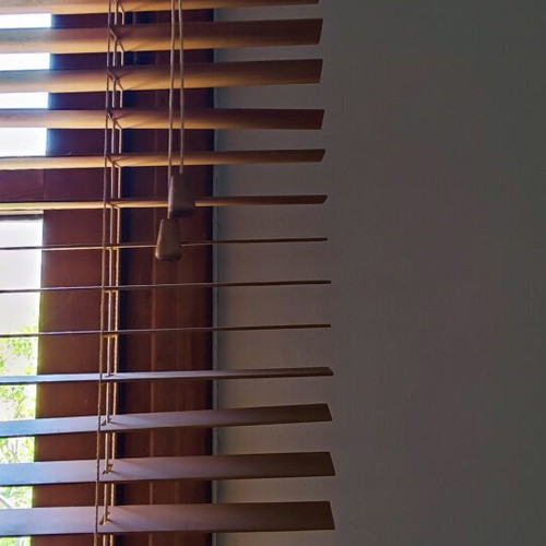 Ikea Lindmon wooden blinds like new, set of 2, 80x155 cm