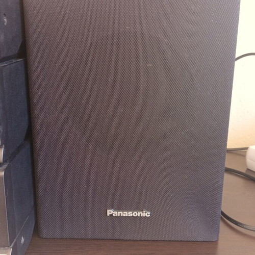 Panasonic vintage sound system used with dual cassette and radio
