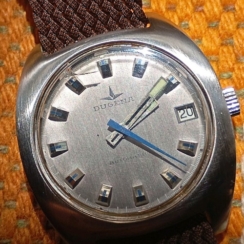 Vintage Dugena automatic watch used, diameter 37mm